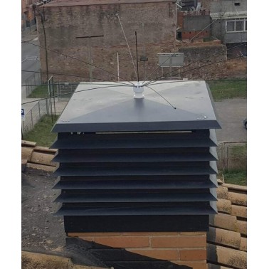 Installation of the Eolo Spider on Chimney