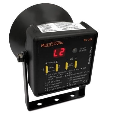 Disuasor Acústico para Aves – MultiSound BS-20L