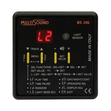 Disuasor Acústico para Aves – MultiSound BS-20L