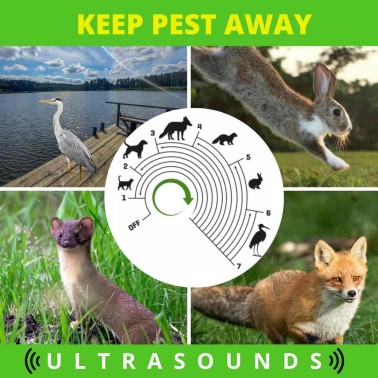 Garden Protector 4 with Flash | Ultrasonic Animal Repeller