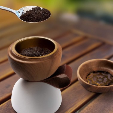 Ahuyentador de Avispas con Café | Para Terrazas y Jardines