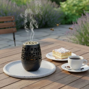 Wasp Repellent with Coffee and Citronella - Naturally Repels Wasps