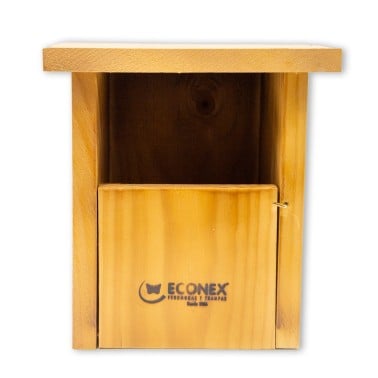 Solid Wood Nesting Box for Flycatchers | BirdGard Iberia
