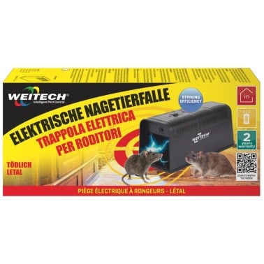 Trampa Eléctrica Ratas y Ratones Weitech WK0650
