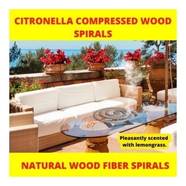 Espirales de Citronela Antimosquitos Weitech WK8021 | 60 h