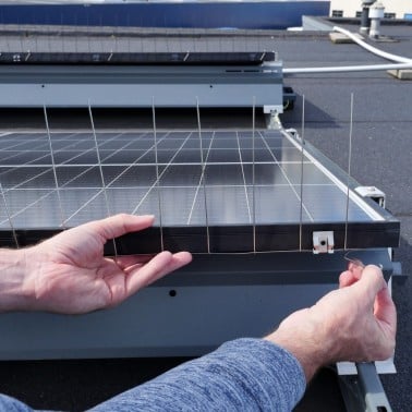 BirdBlocker BB-TopGuard | Solar Panel Bird Deterrent