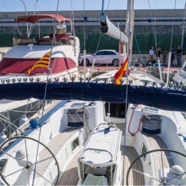 StopGull Bimini SailBoat instalado en yate