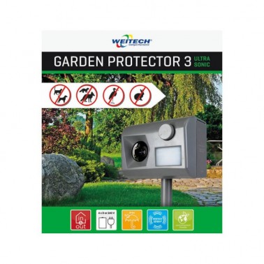 Ultrasonic Animal Repeller Garden Protector 3 Packaging