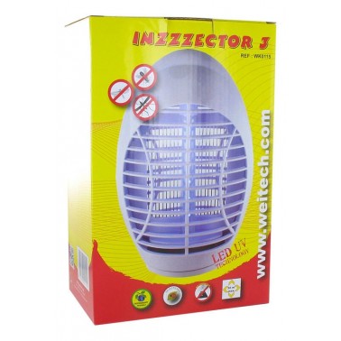 Packaging of Inzzzector 3 Mosquito Lamp