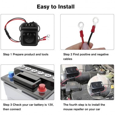 Steps for Installing the Car Rat Repellent