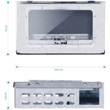 Dimensiones de la Trampa Multicaptura Ratones