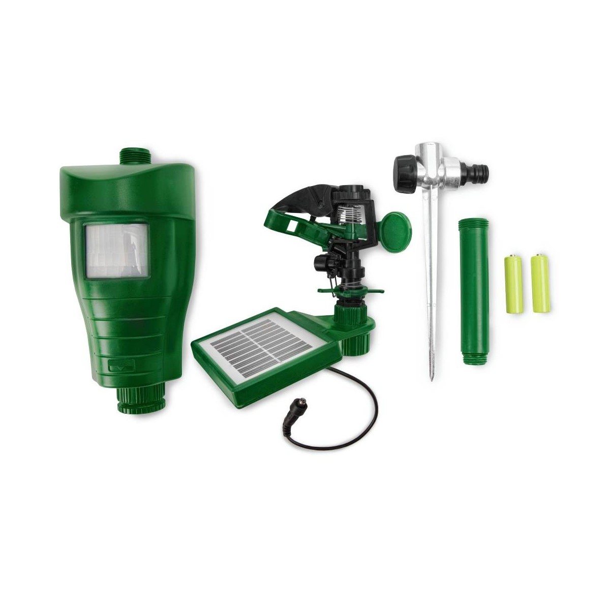 Motion Activated Sprinkler With Solar Panel