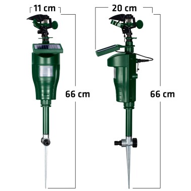 Dimensions of Sprinkler with Motion Sensor - Animal Repeller