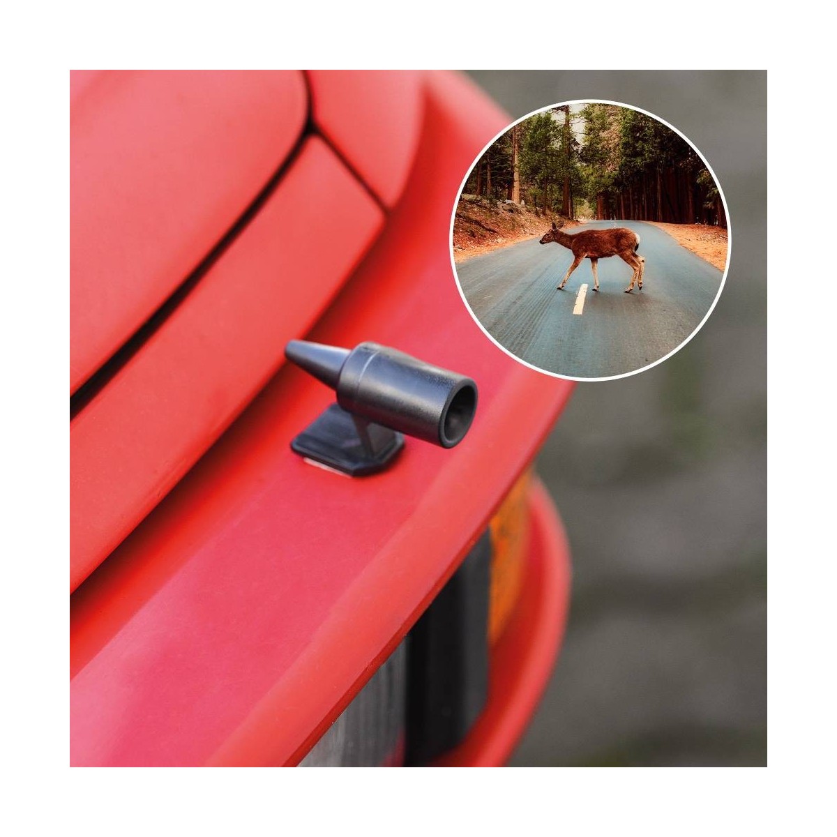 Deer Whistle for Car - Pack 2 Whistles for Cars