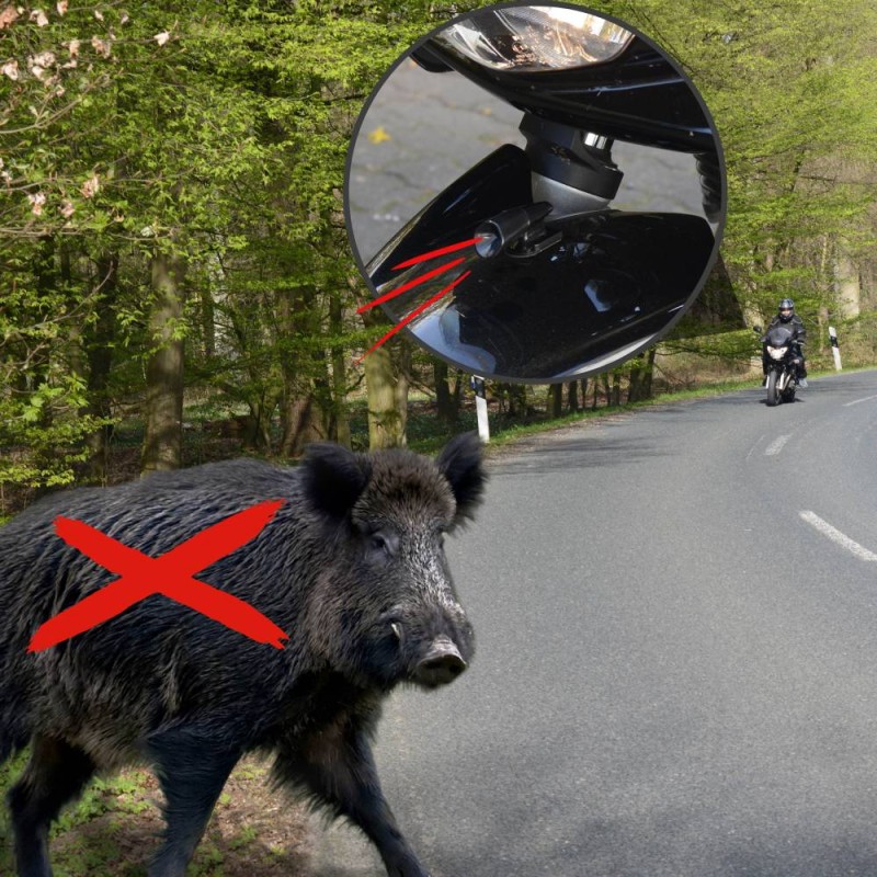 2PC Ultrasonic Deer Warning Whistles Animal Wildlife Alert Device Car  Safety New