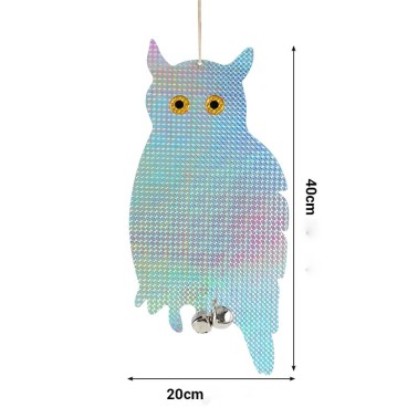 Bird Blinder Reflective Hanging Owl Dimensions