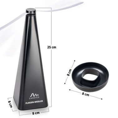 Dimensiones del Ventilador para Ahuyentar Avispas, Moscas