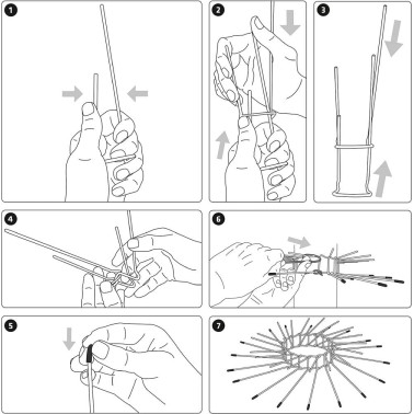 Instrucciones de Montaje del Protector de Árbol contra Gatos