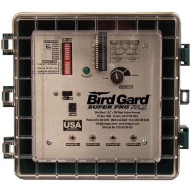 Unidad Central del Bird Gard Super Pro PA4 con tapa cerrada