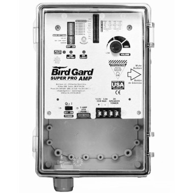 Central Unit of the Bird Gard Super Pro Amp - Front View